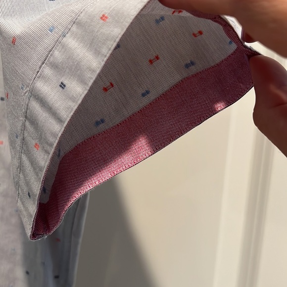 7 Diamonds Grey Men’s Button Down - Picture 7 of 8